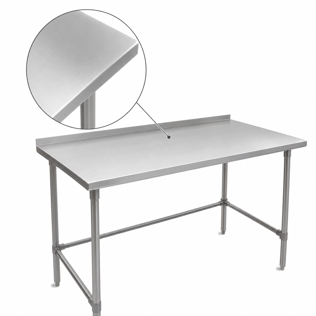 16-Gauge Stainless Steel Top