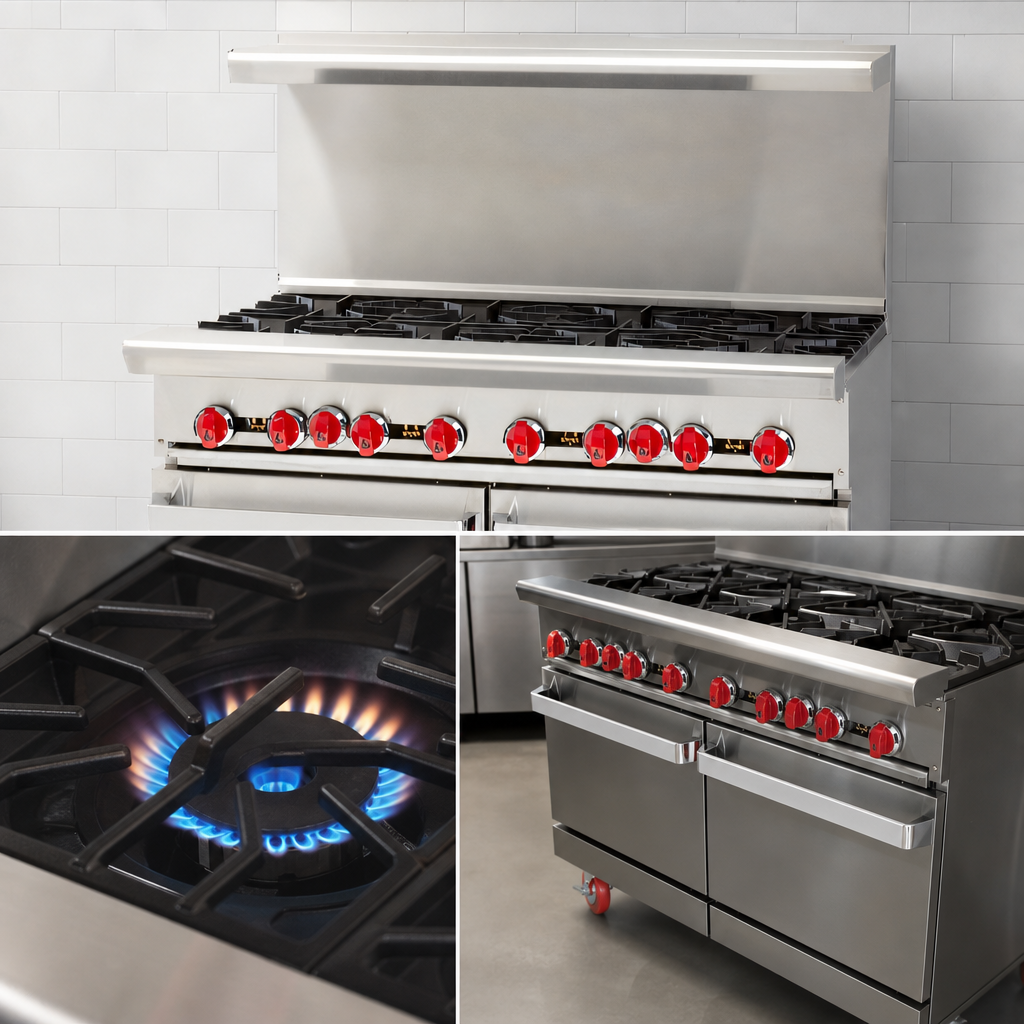 Four Open Burners