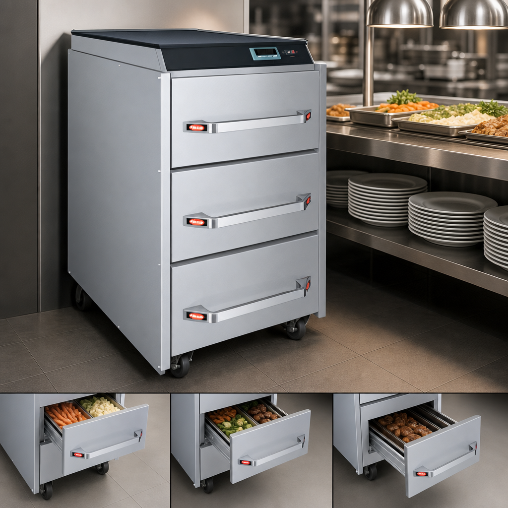 Three Narrow Drawers