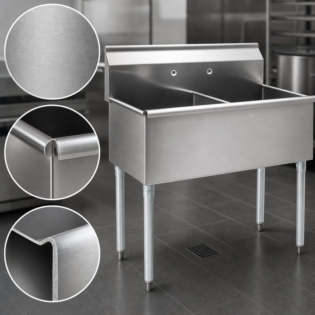 16-Gauge Stainless Steel Construction