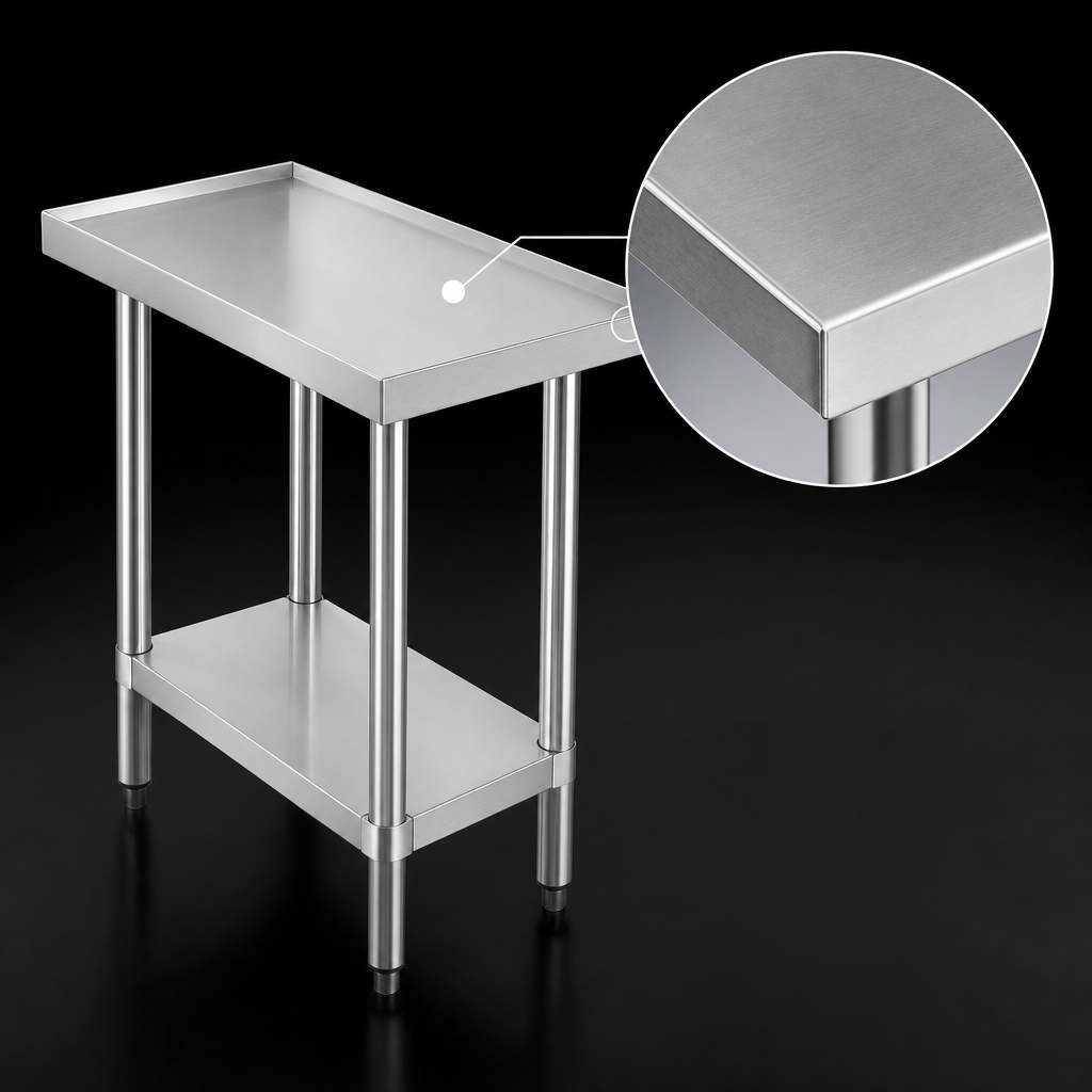 18 Gauge Stainless Steel Top