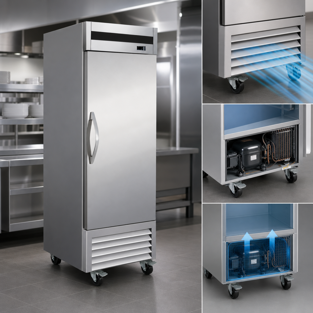 Bottom-Mounted Self-Contained Refrigeration