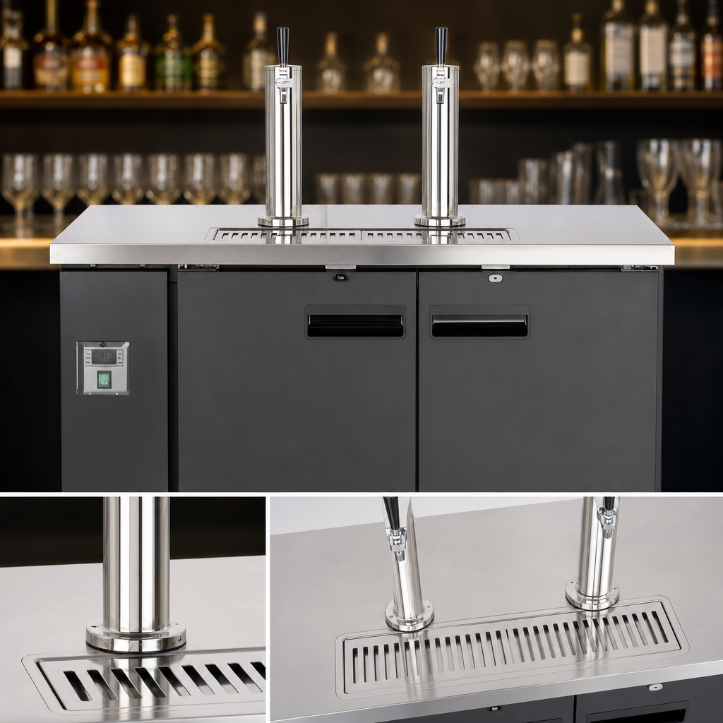 Dual Stainless Steel Draft Towers
