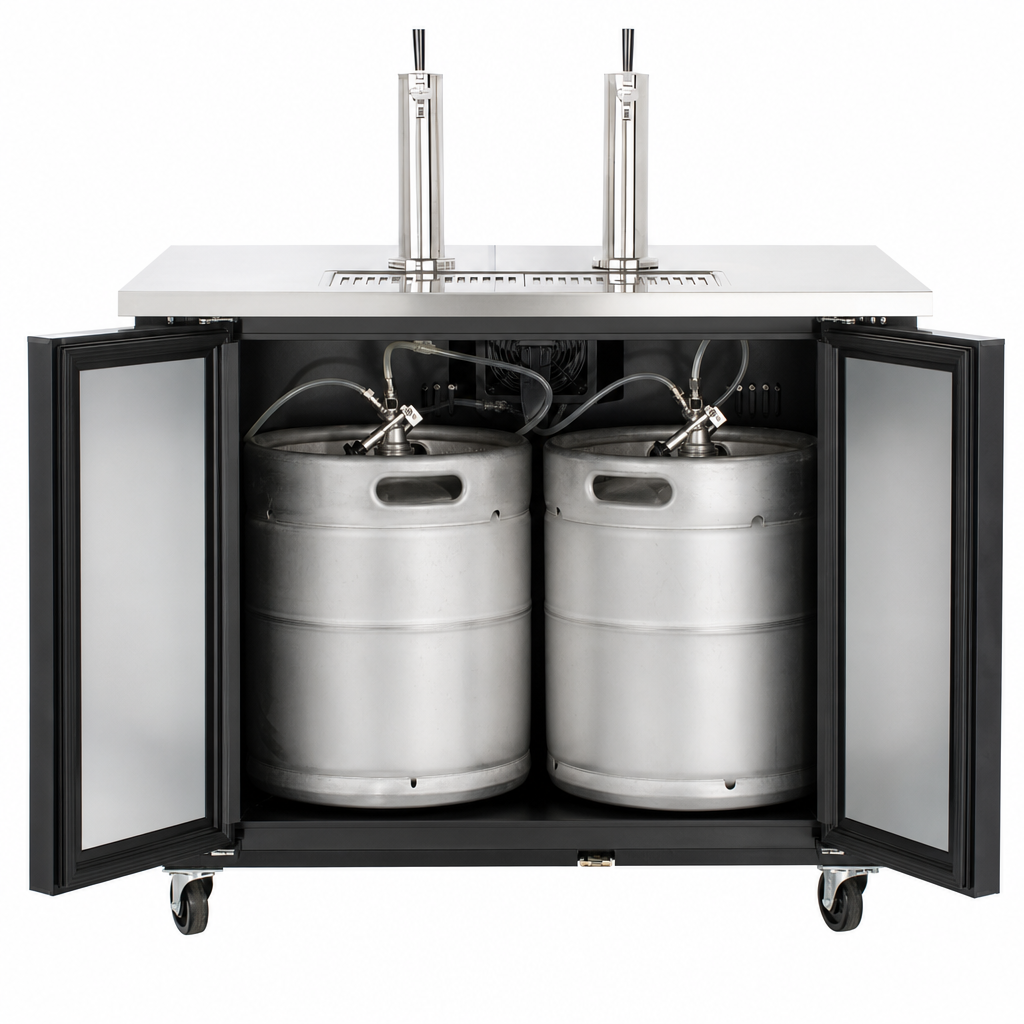 2-Keg Storage Capacity