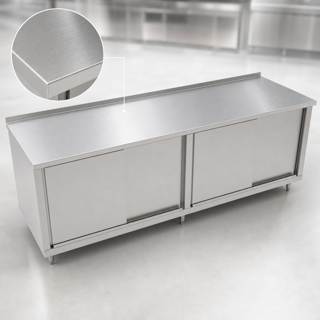 14-Gauge Stainless Steel Top