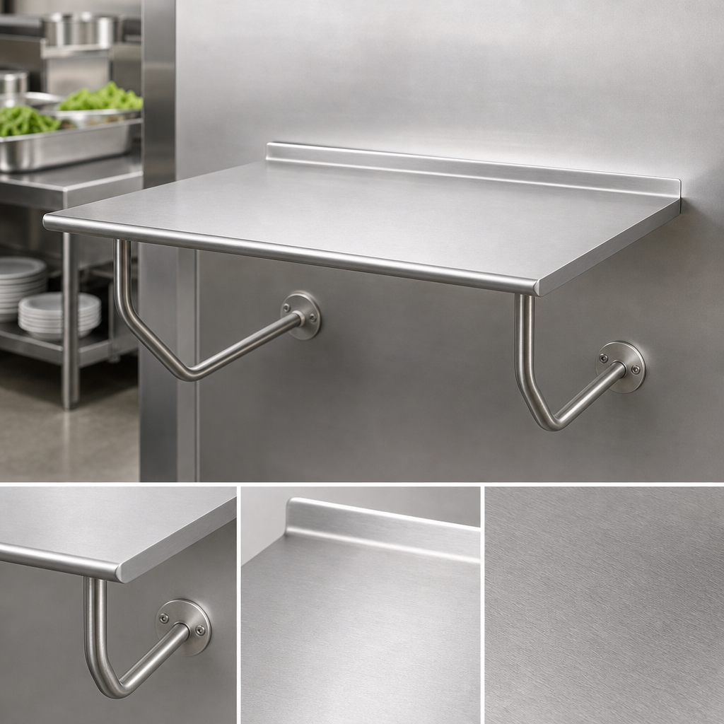 14 Gauge 304 Stainless Steel Top