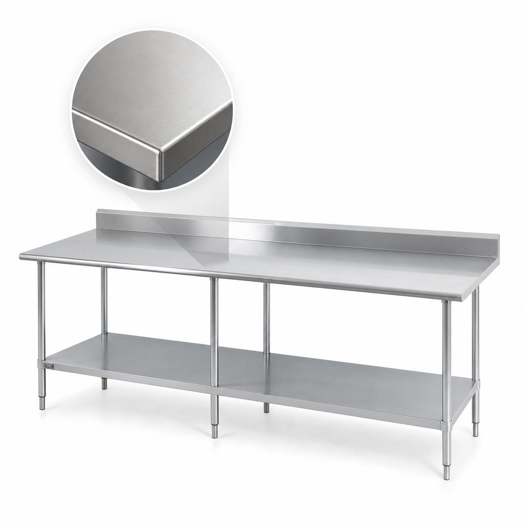 Reinforced Stainless Steel Top