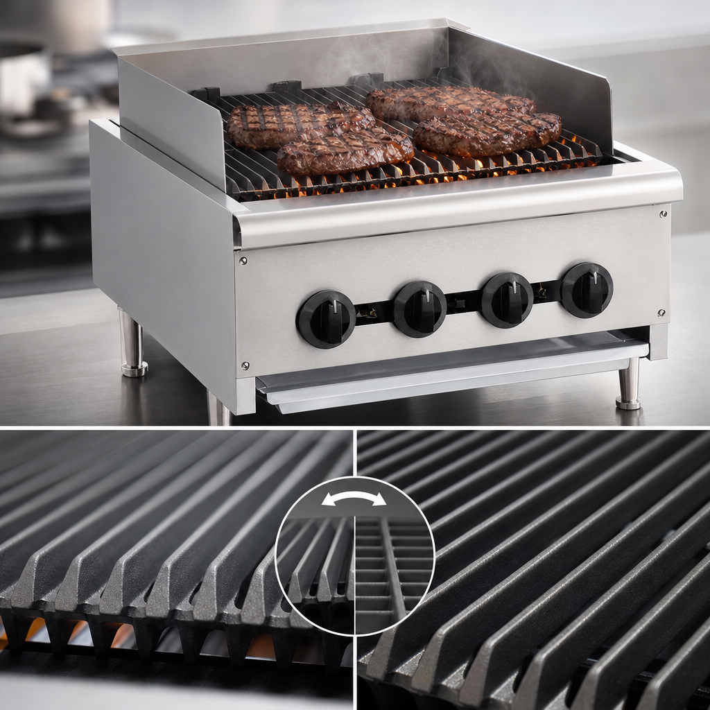Reversible Cast Iron Grates