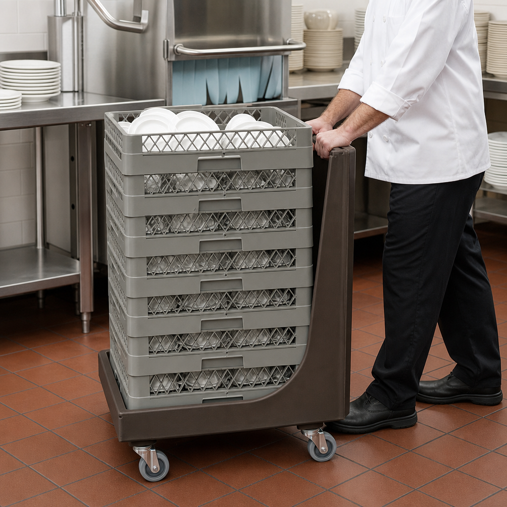 Full-Size Dish Rack Transport