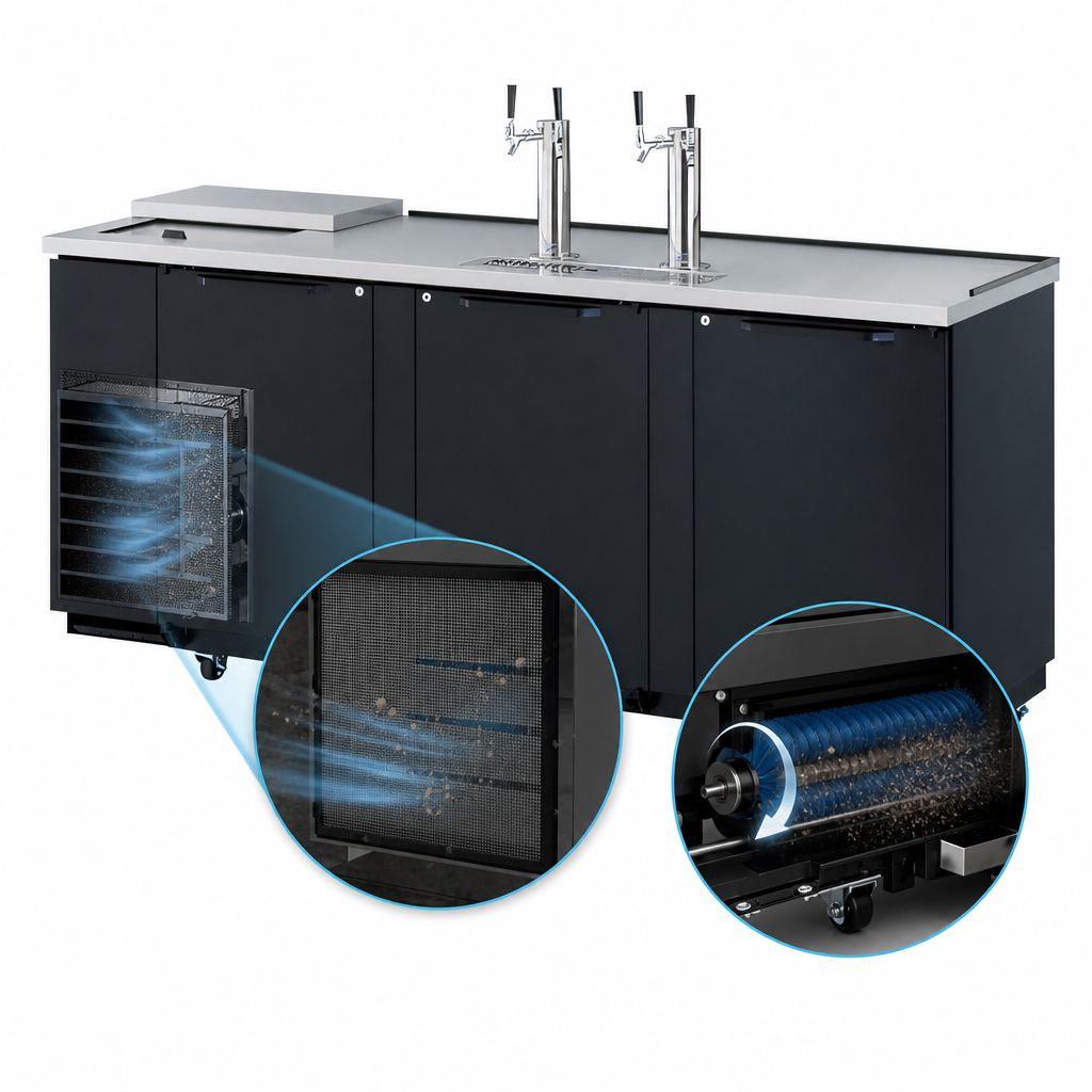 Self-Cleaning Condenser