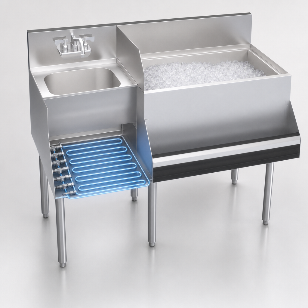 Built-In 10-Circuit Cold Plate