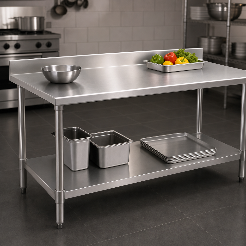 16-Gauge 300-Series Stainless Steel Top