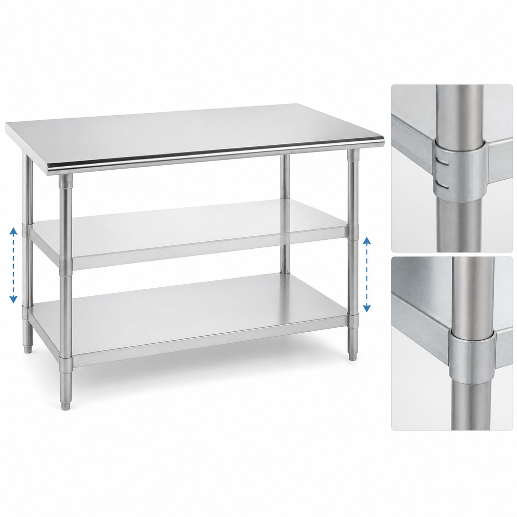 Adjustable Galvanized Undershelf