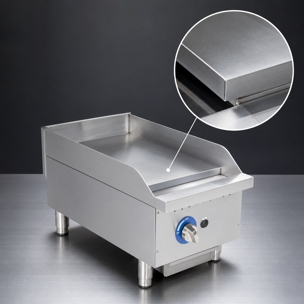 1-Inch Highly Polished Griddle Plate