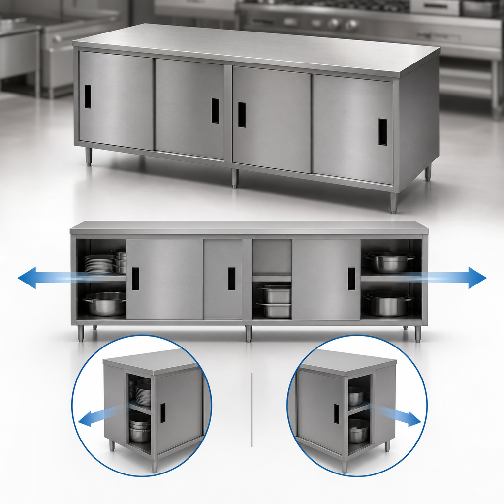 Dual Access Sliding Doors