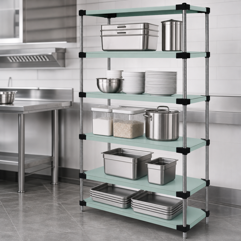 Five Solid Shelves