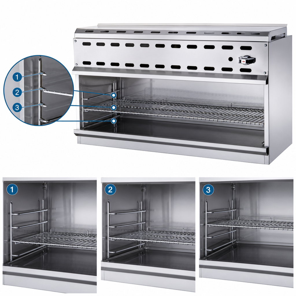 Three-Position Rack Guide