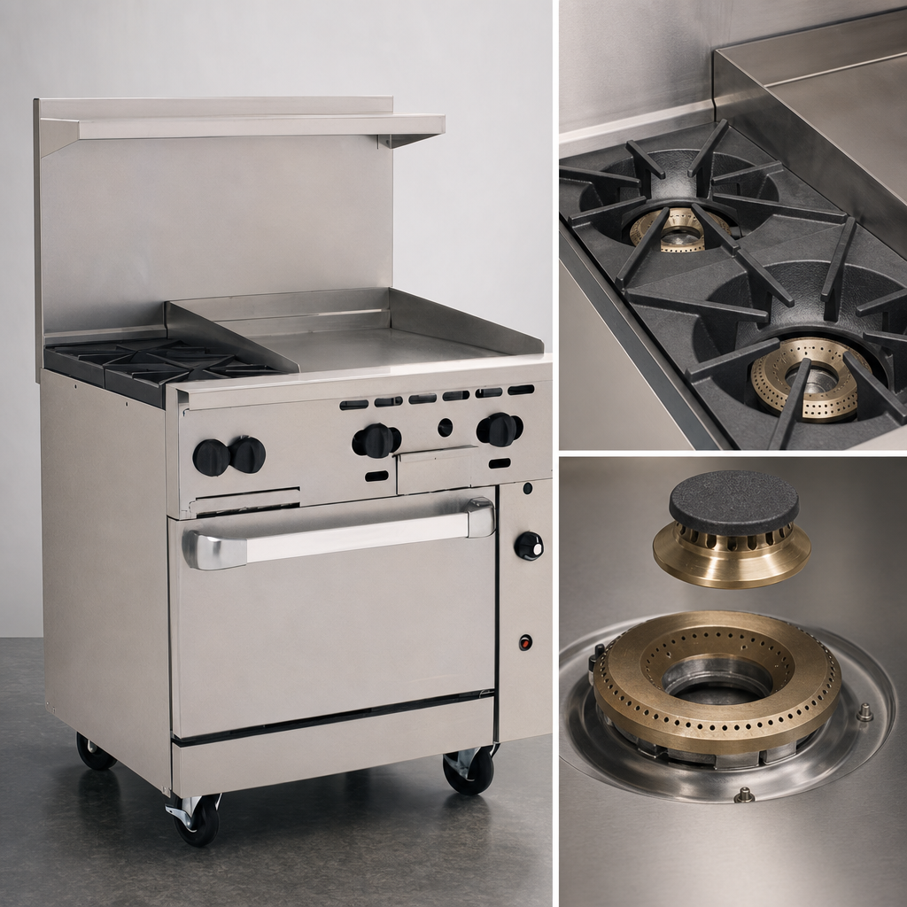 Two Open Top Burners