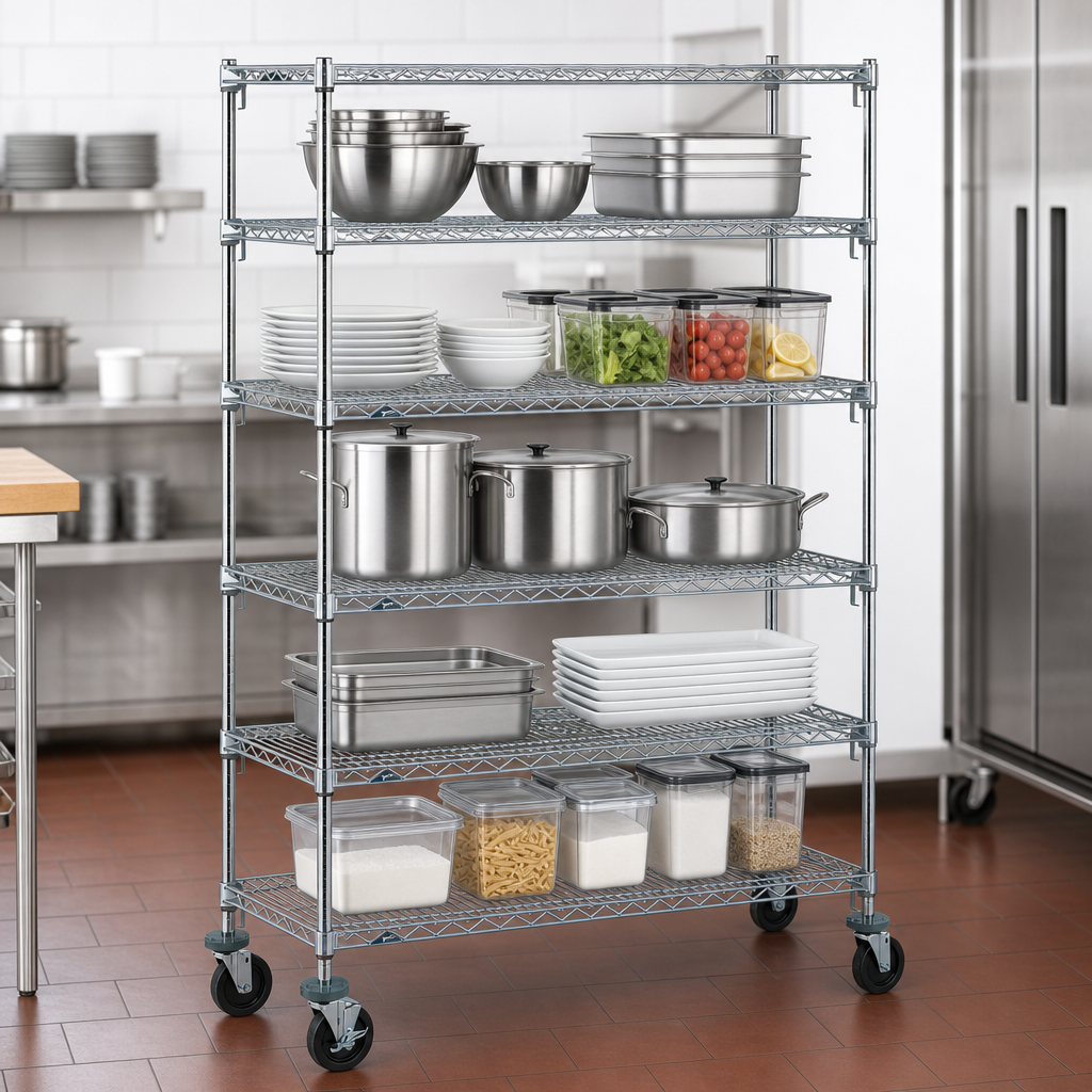 Five Wire Shelves