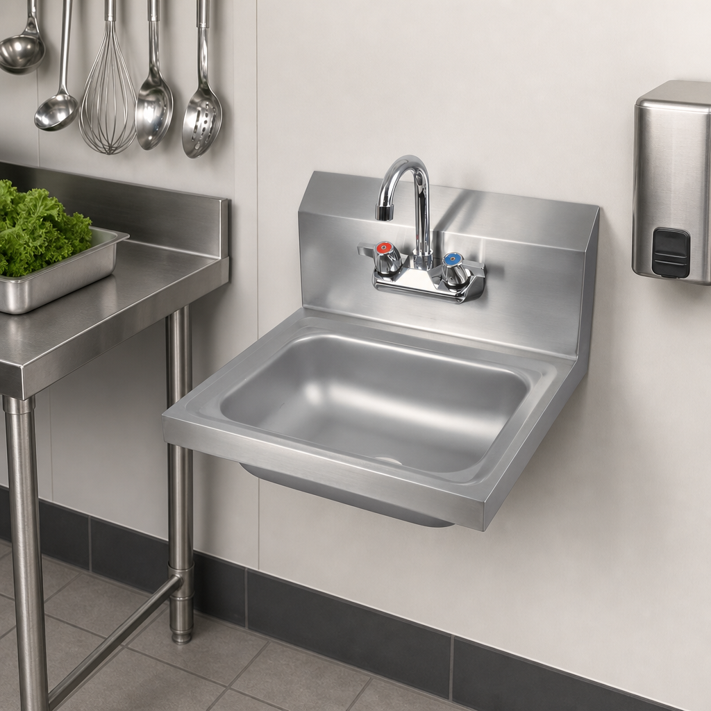Wall-Mounted Hand Sink