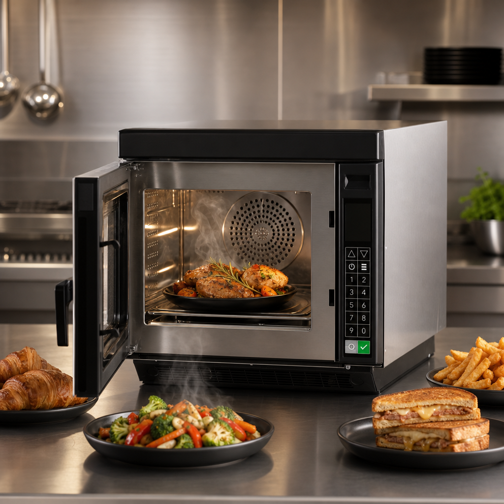 Microwave and Convection Combination Cooking
