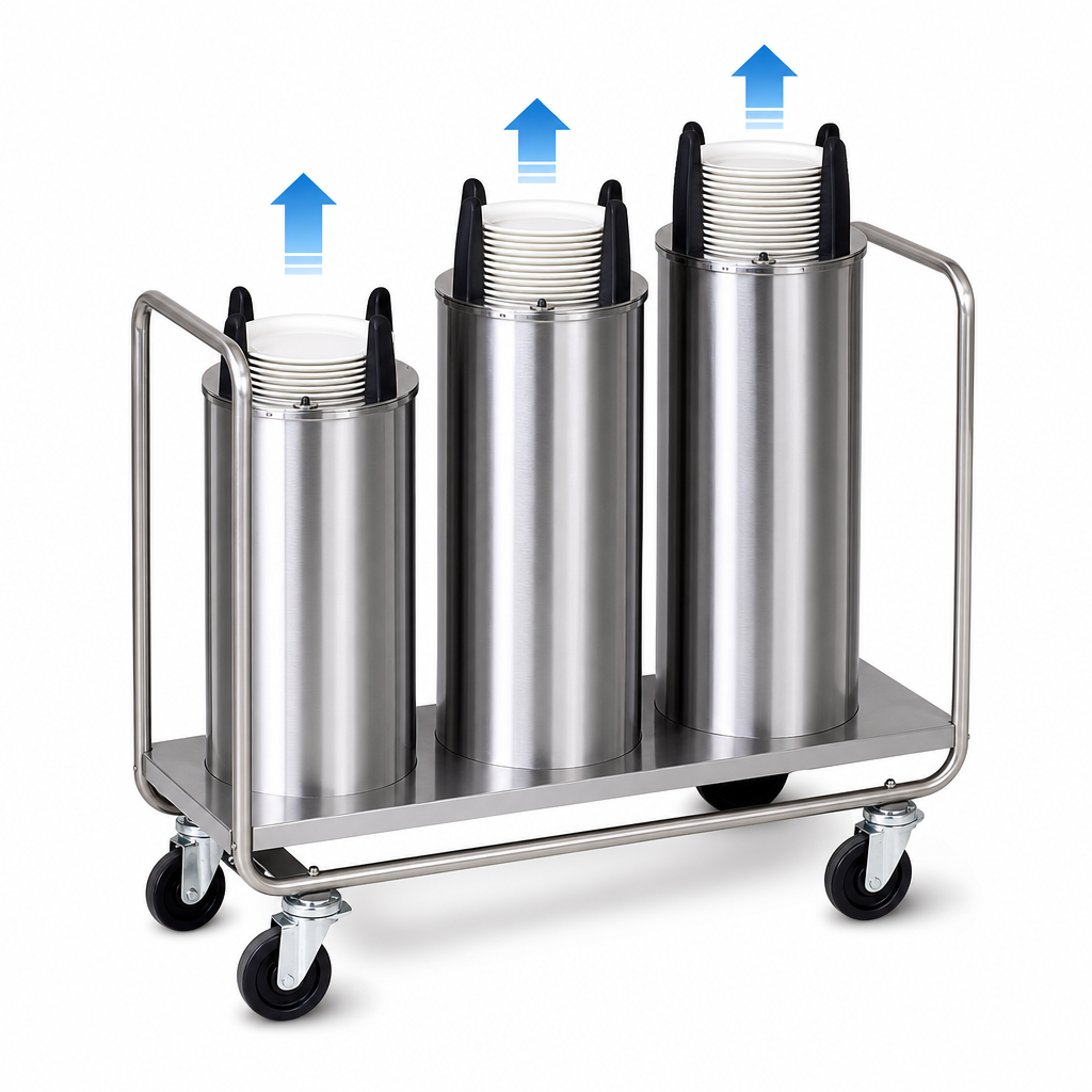 Three Self-Elevating Tubes