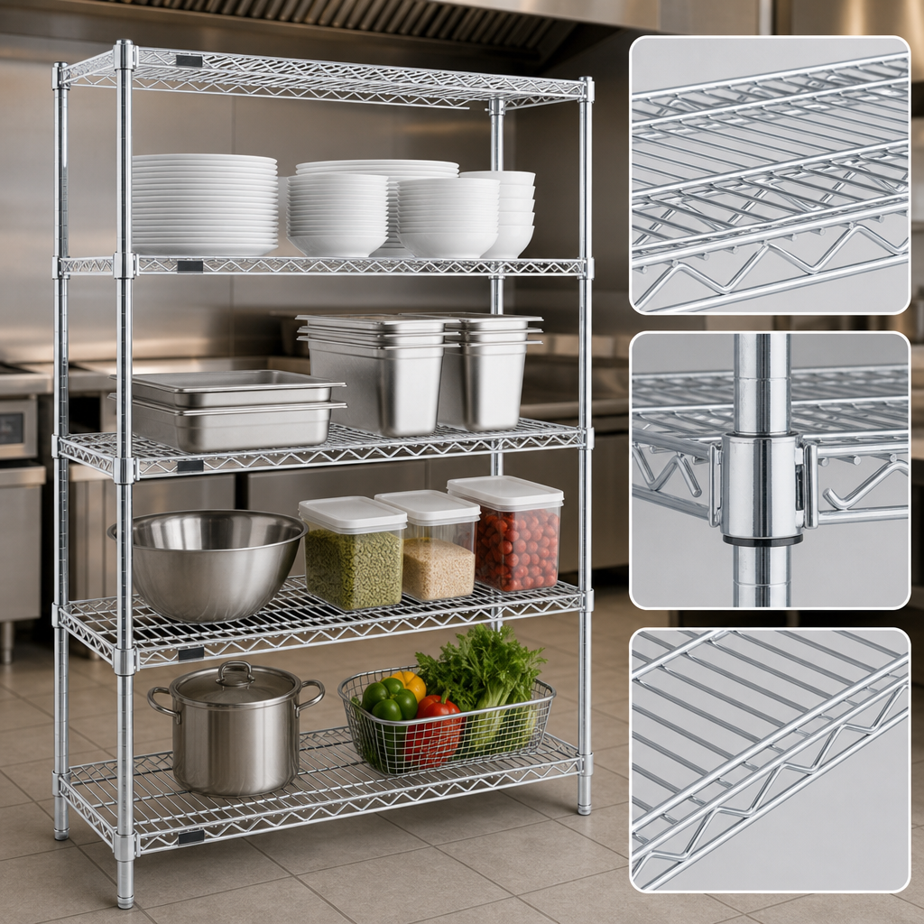 Patented QuadTruss Shelves