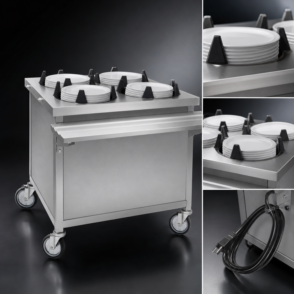 Four Heated Plate Tubes