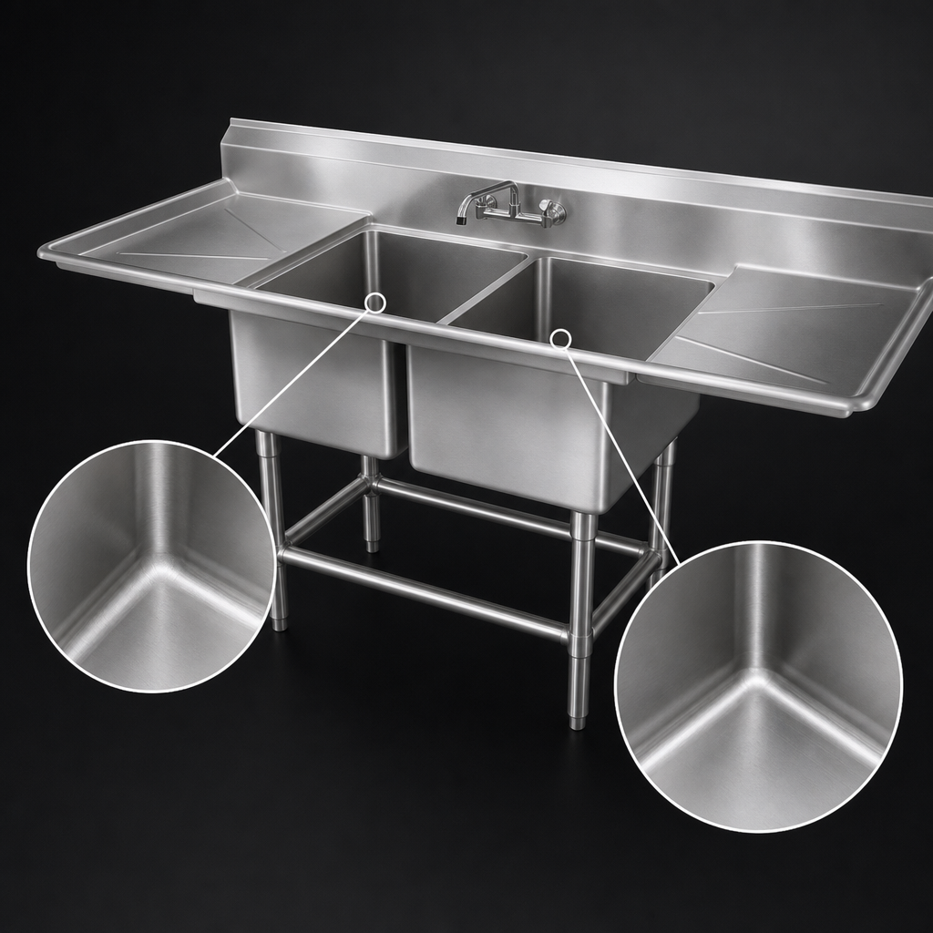 Two Coved-Corner Compartments