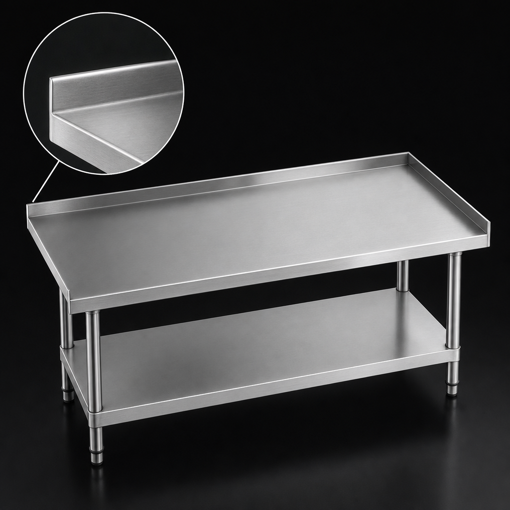 14-Gauge 304 Stainless Steel Top