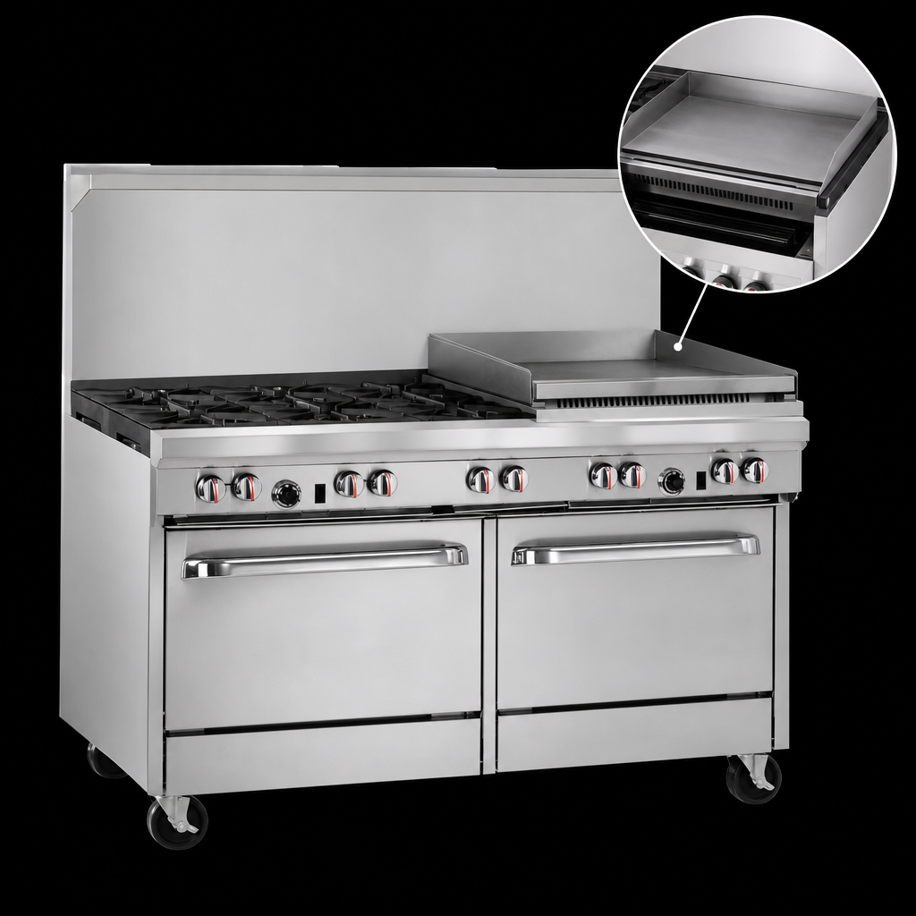 24-Inch Raised Griddle/Broiler