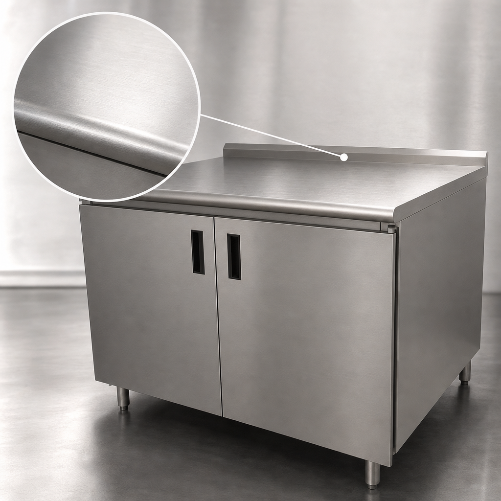 14-Gauge 304 Stainless Steel Top