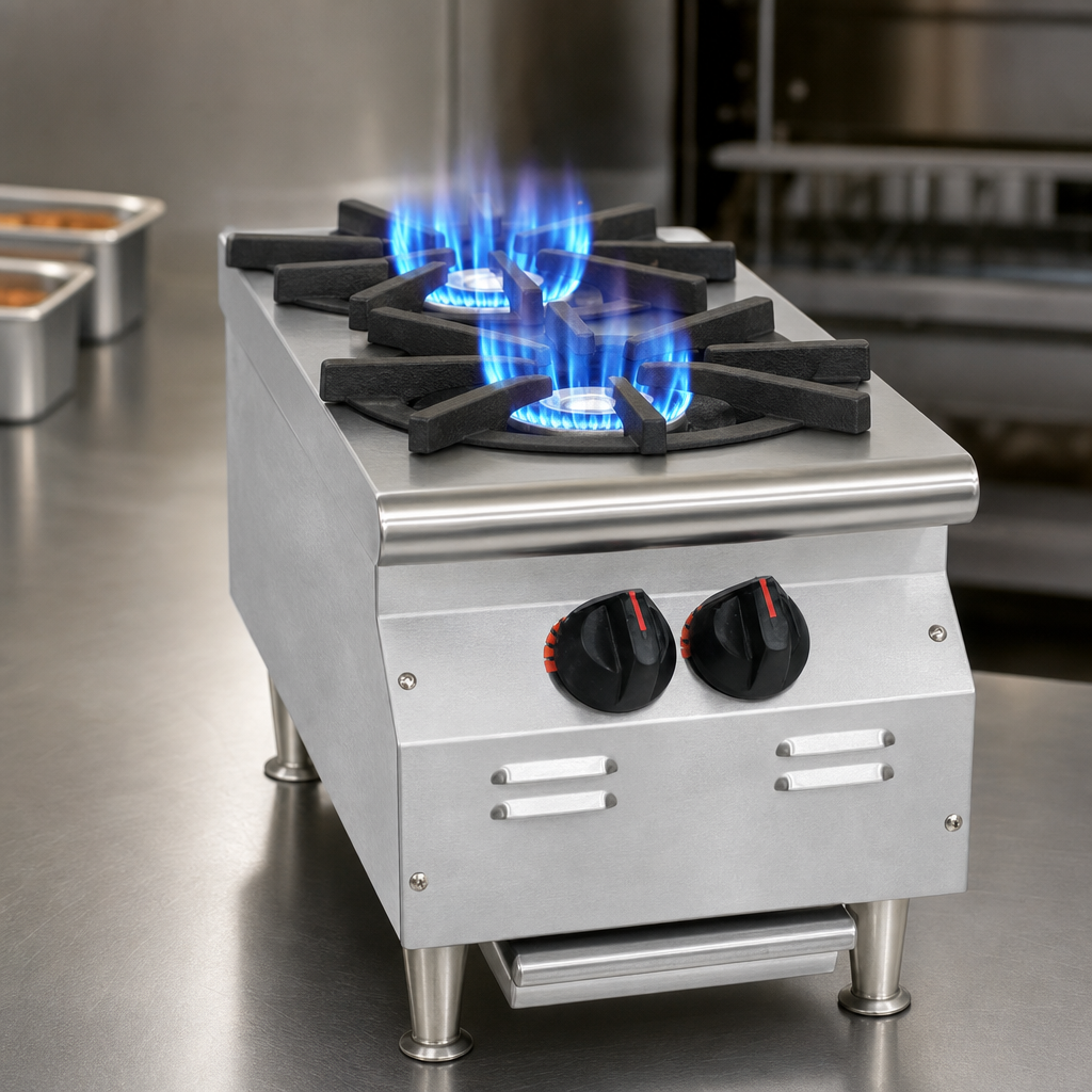 Two 25,000 BTU Star Burners