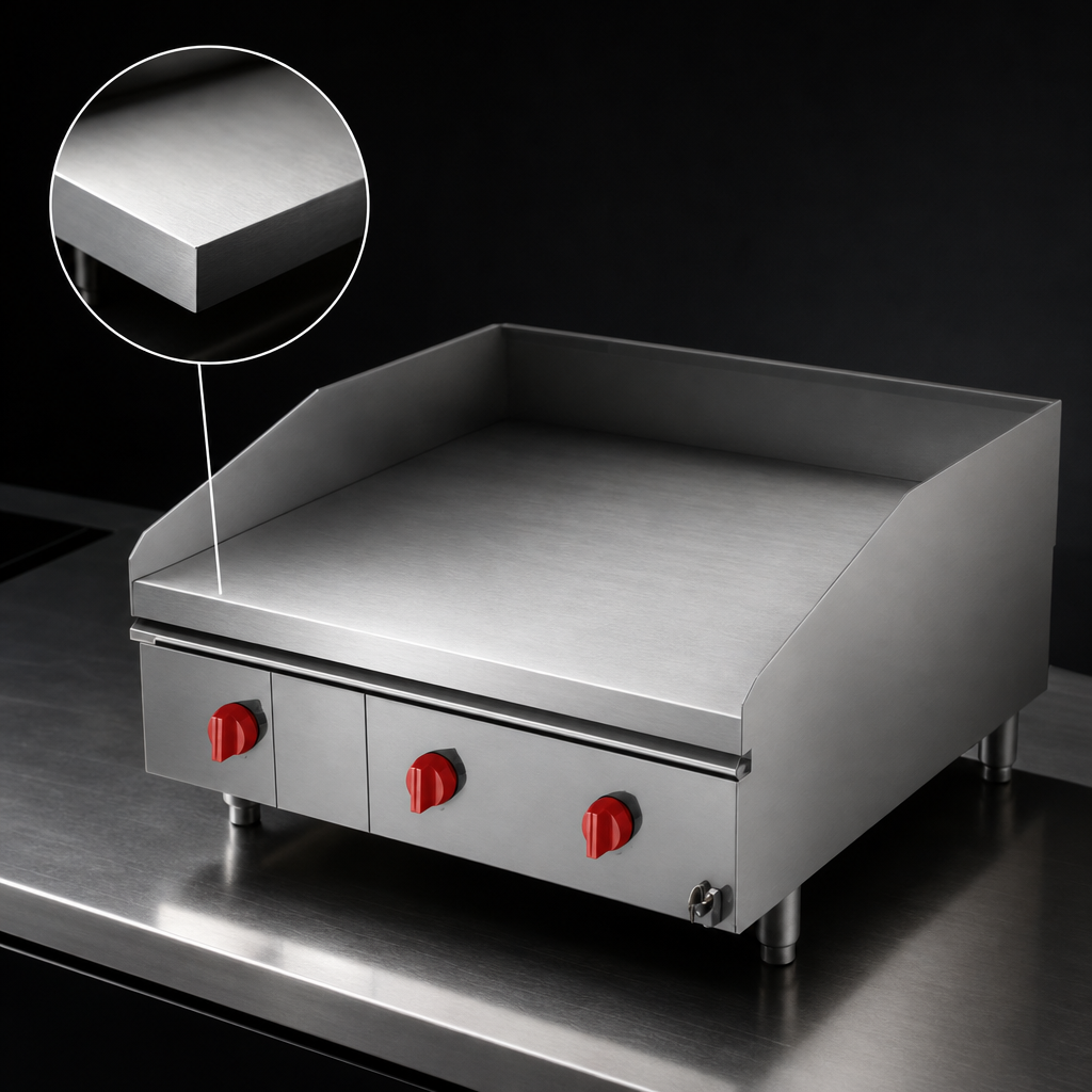 1-Inch Smooth Steel Plate