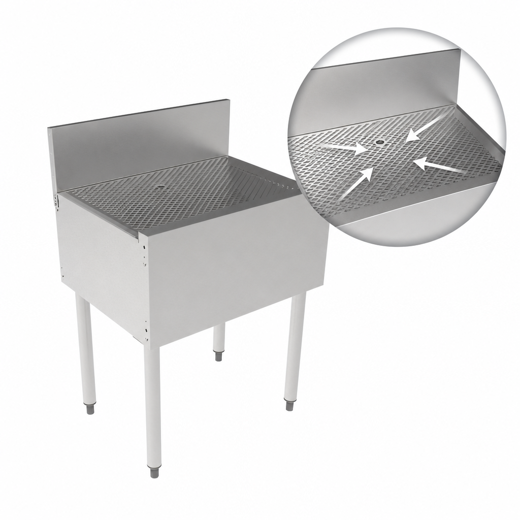 Pitched Drainboard Top