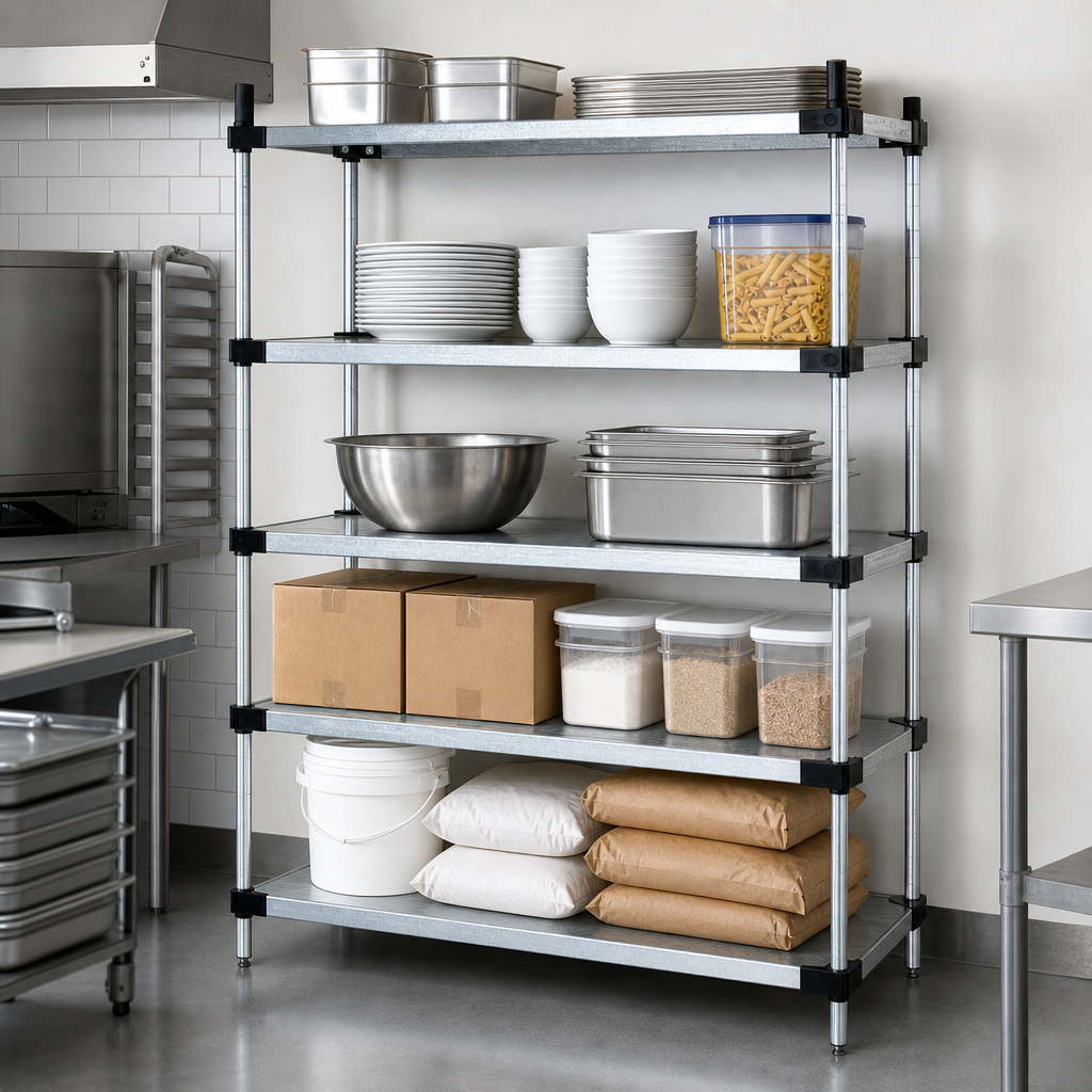 Five Solid Shelves