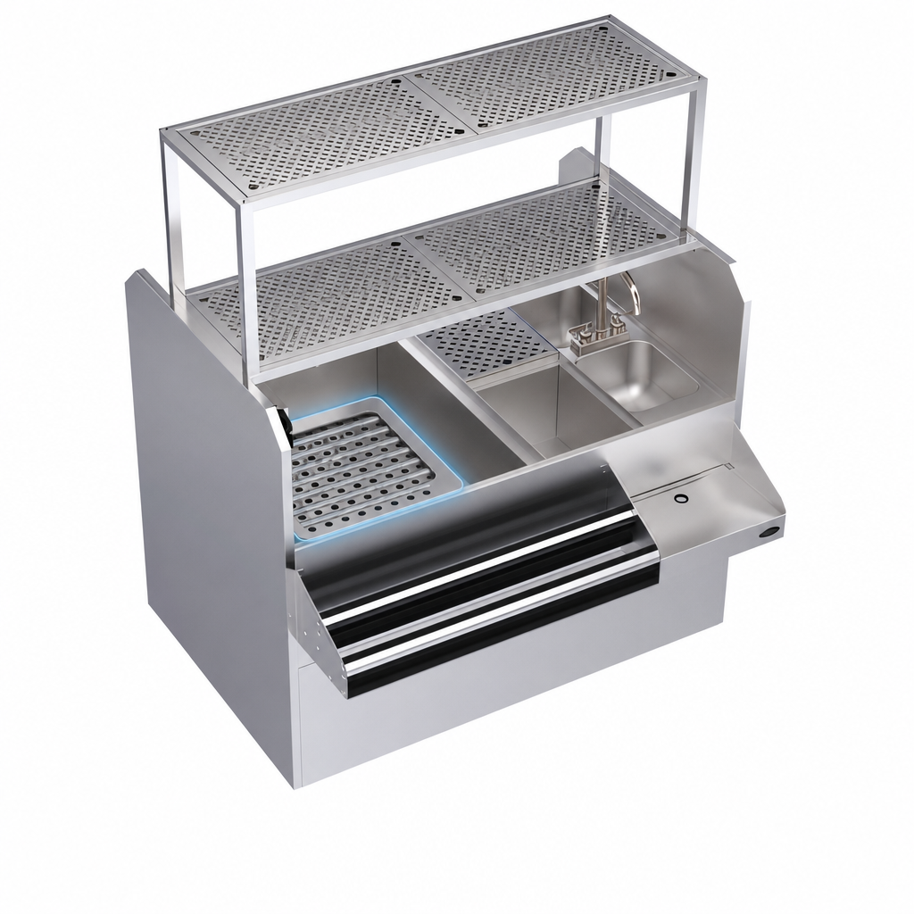 Built-In 10-Circuit Cold Plate