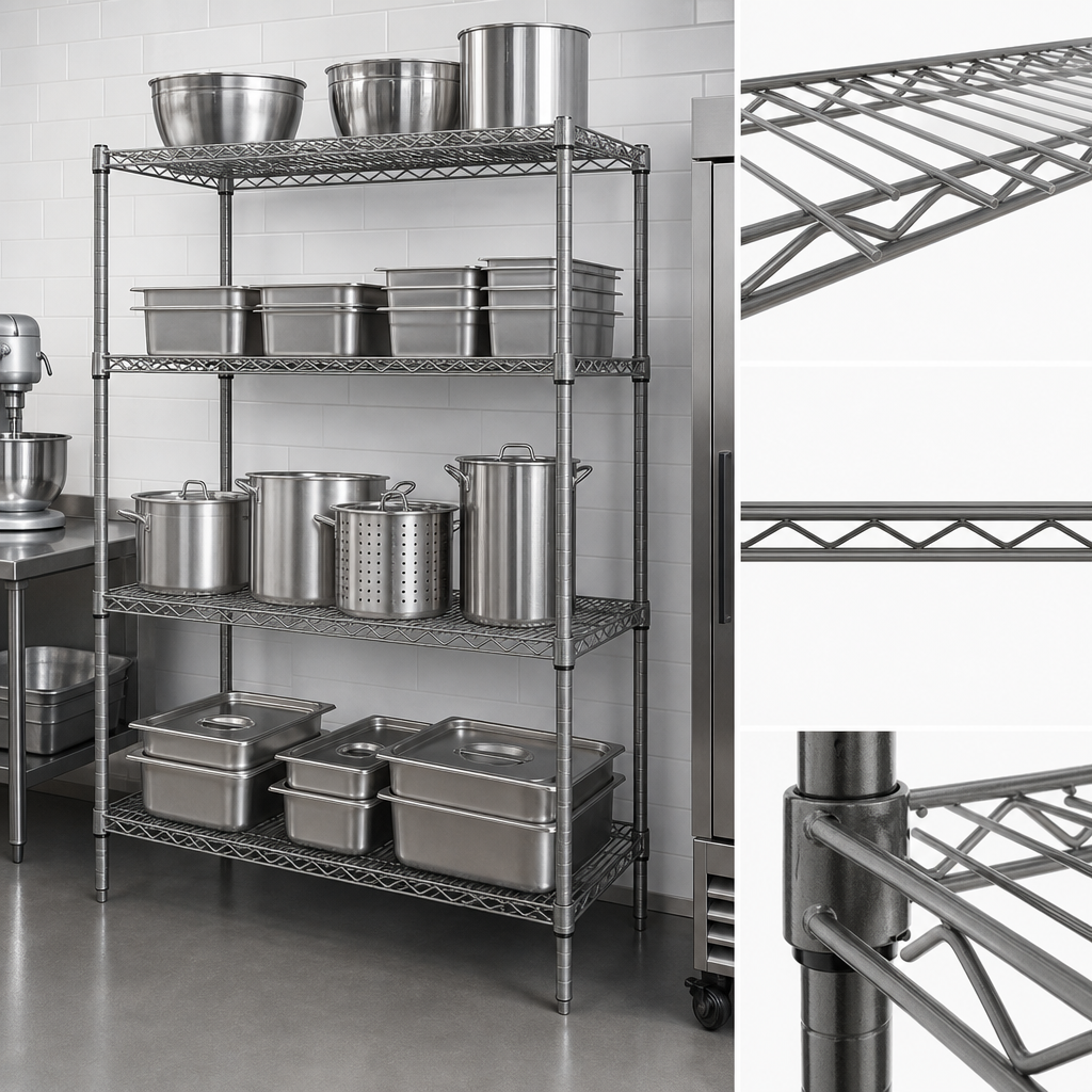 Patented QuadTruss Shelves