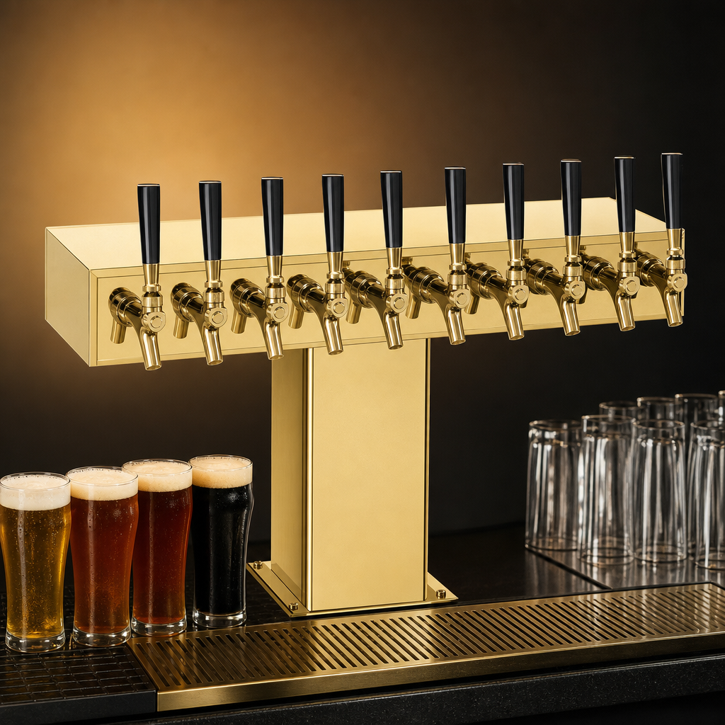 10-Faucet Wide Base