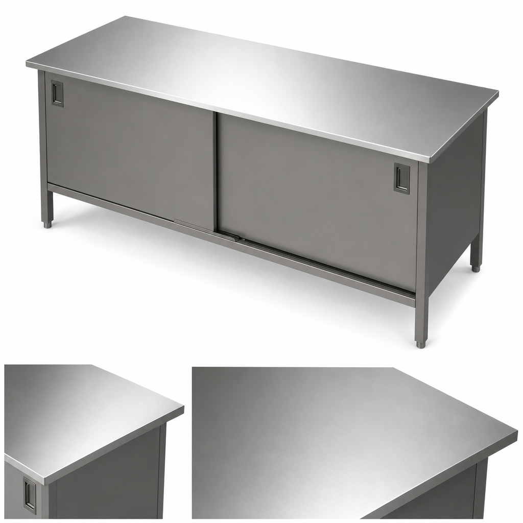 Flat Stainless Steel Top