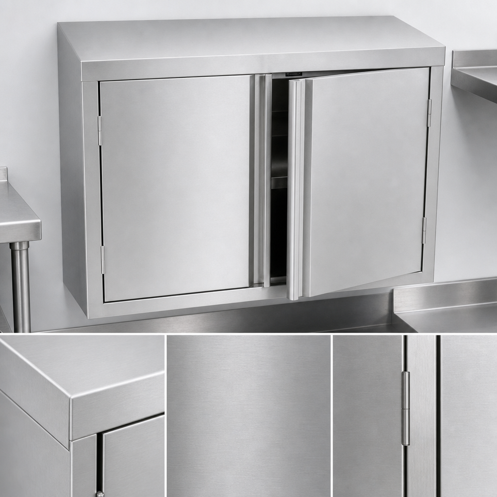 T-304 18-Gauge Stainless Steel Construction