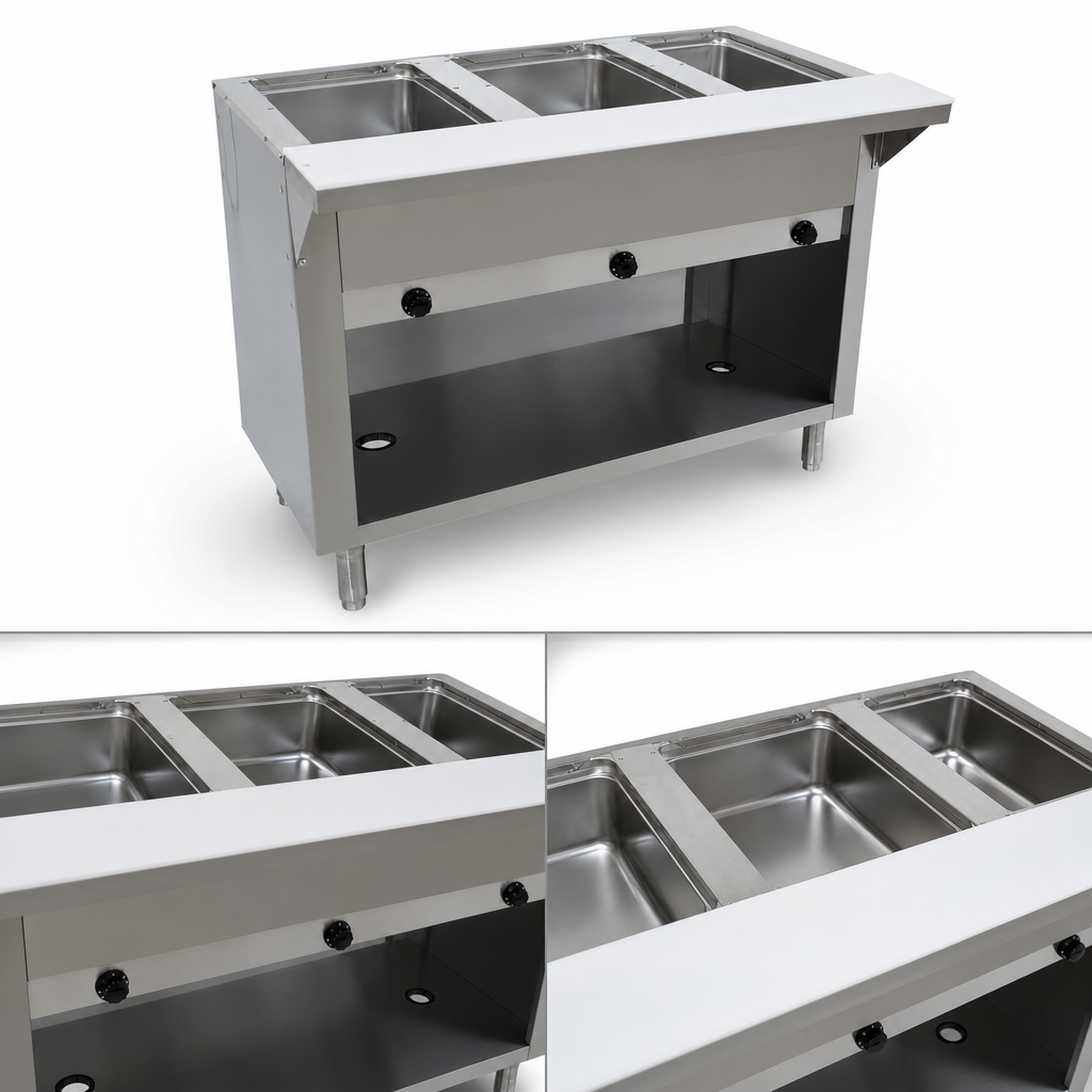 Three Open Wells