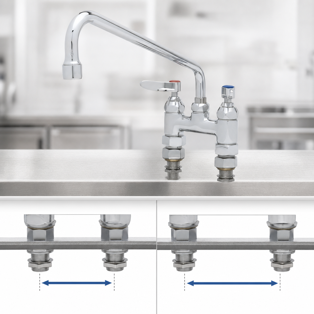 Adjustable 4-Inch Centers