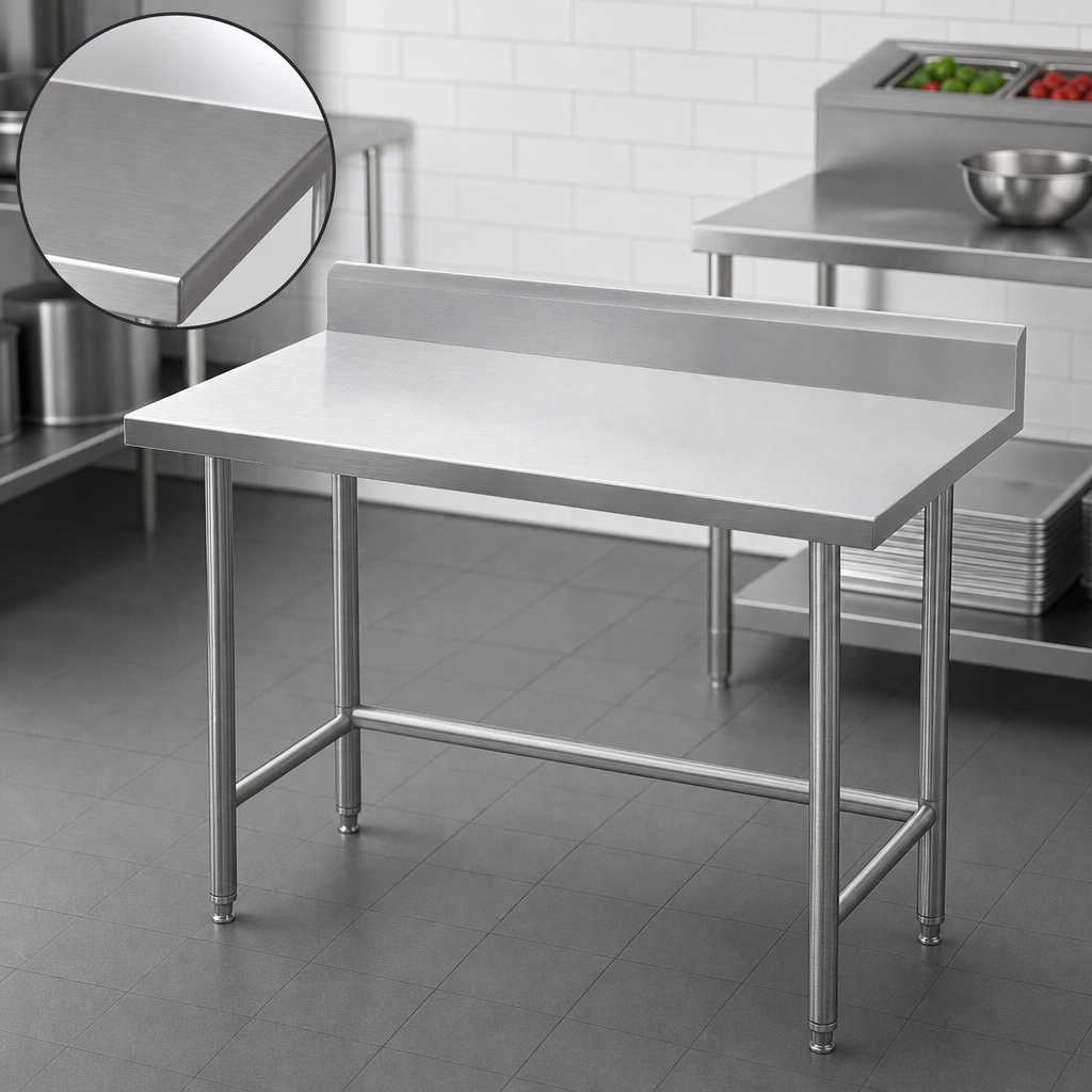 16-Gauge 304 Stainless Steel Top
