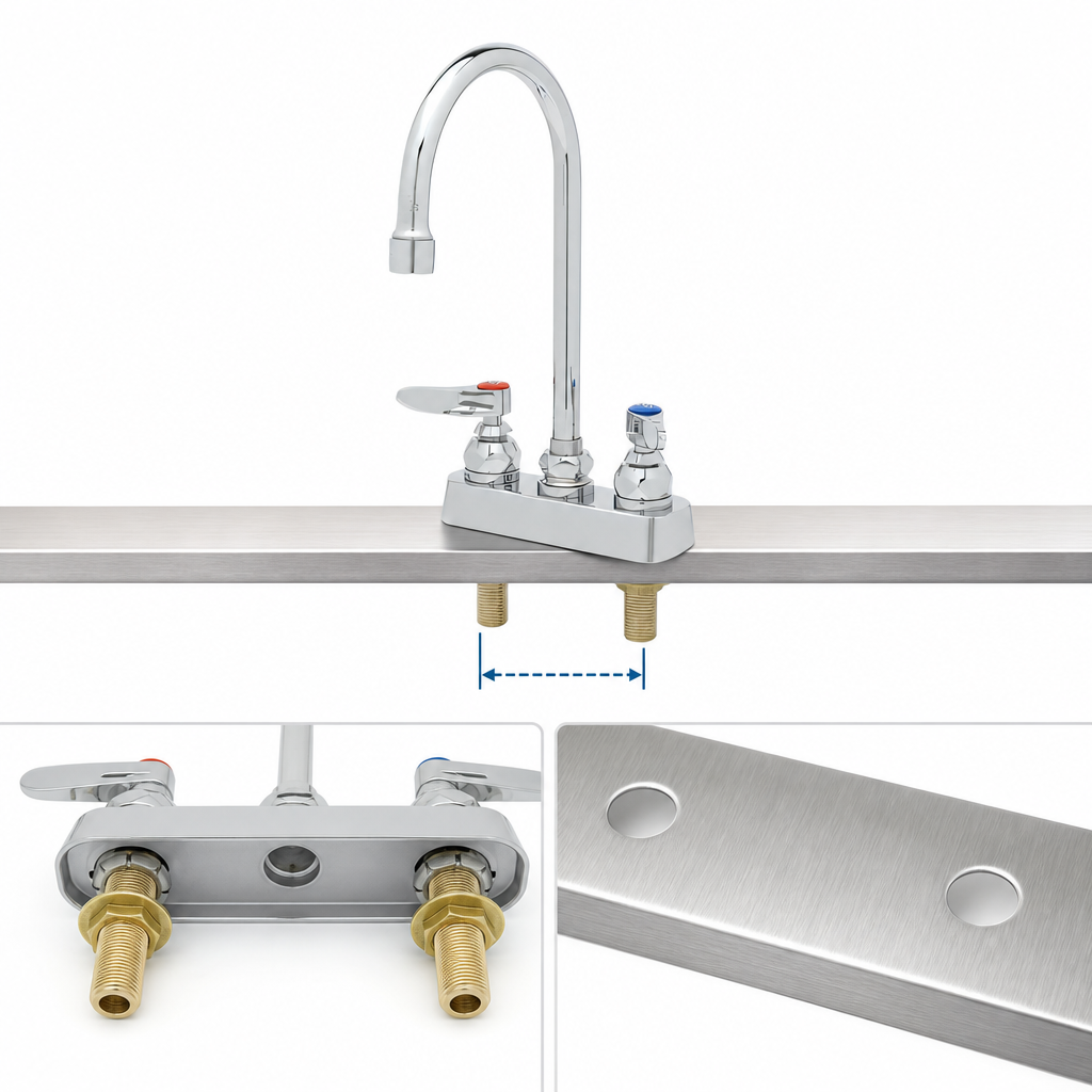 4-Inch Center Deck Mount Design