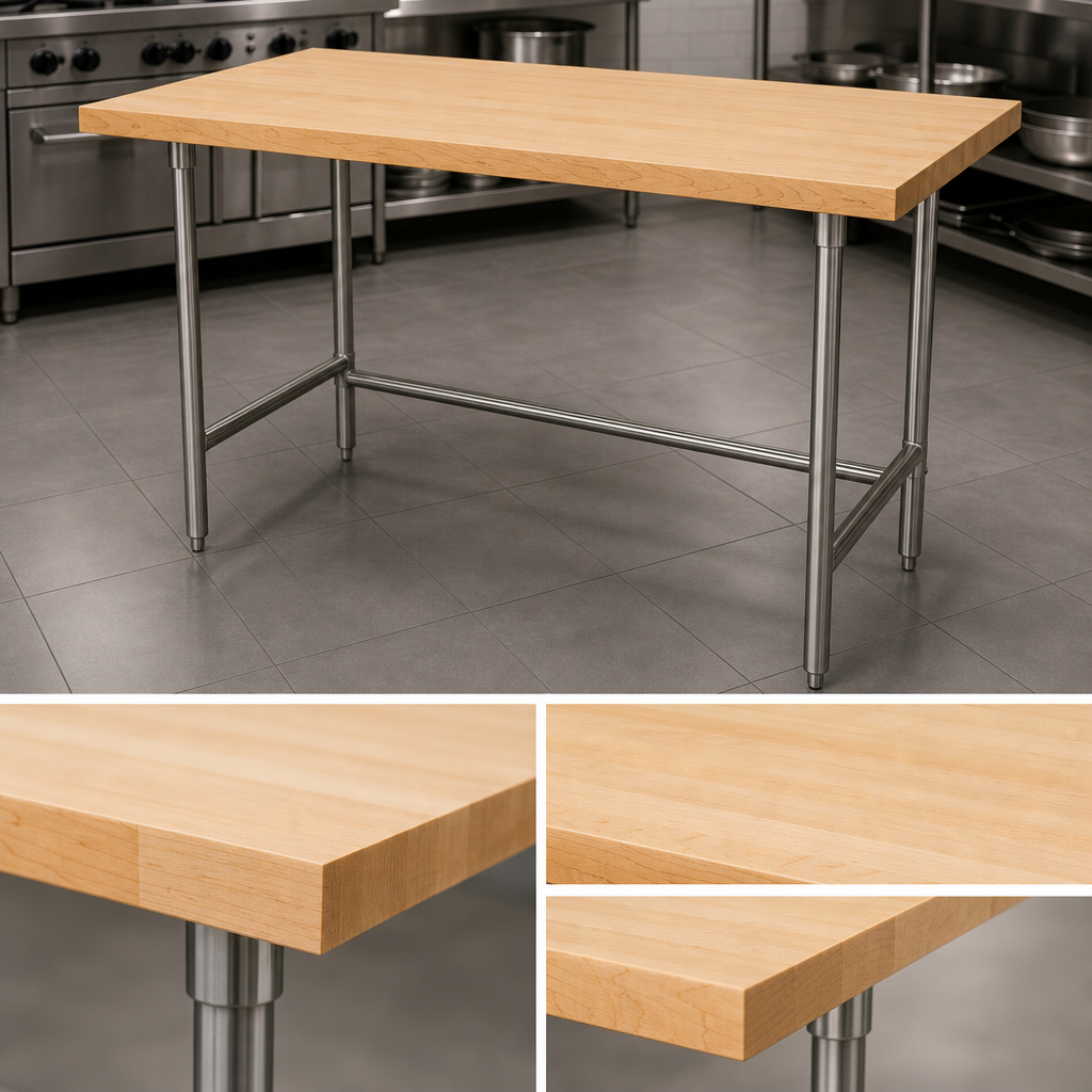 Laminated Hard Maple Top