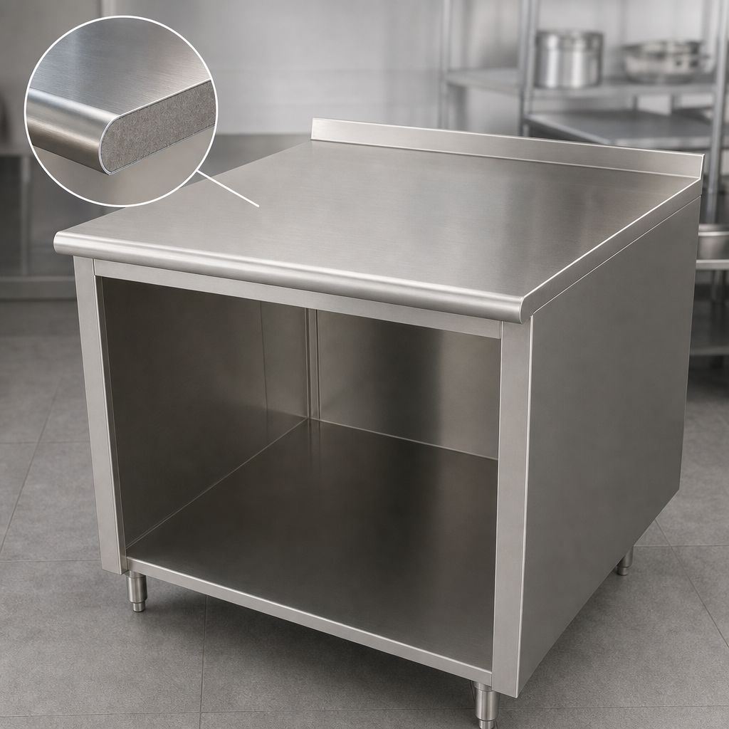 14-Gauge Stainless Steel Top
