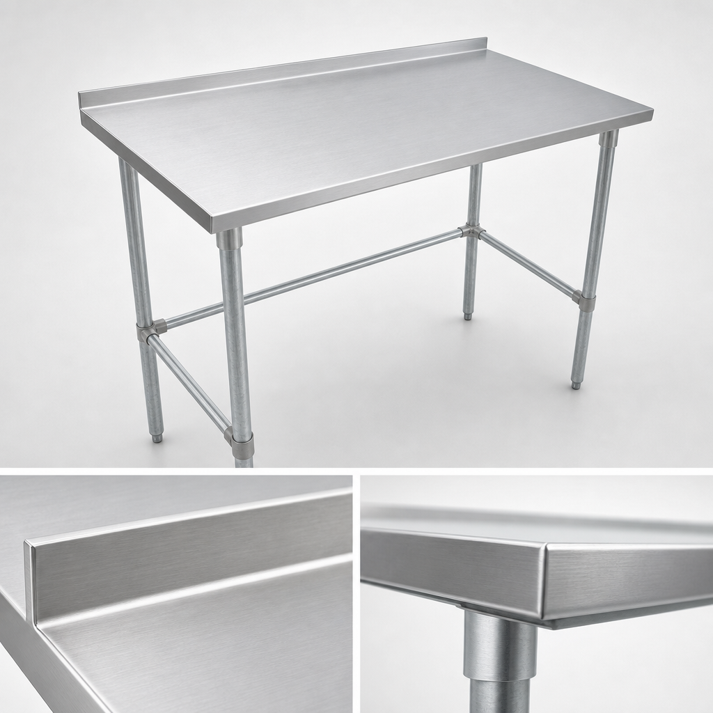 14-Gauge Stainless Steel Top