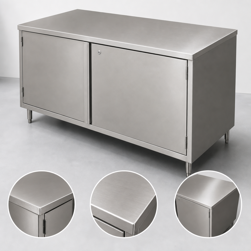 14-Gauge 304 Stainless Steel Top