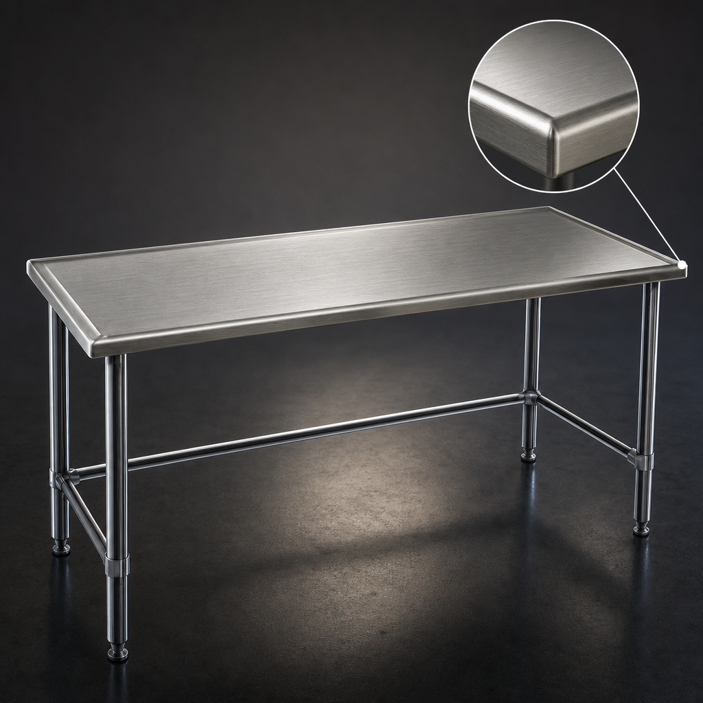 14-Gauge Stainless Steel Top